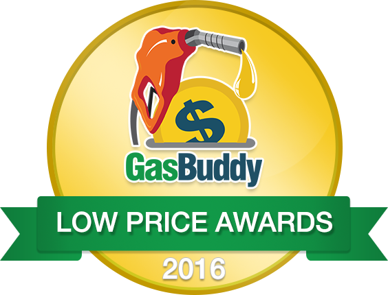 GasBuddy Low Price Awards 2016